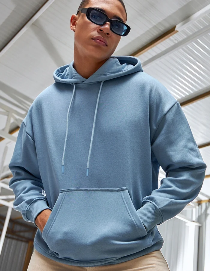 Men’s Blue Oversized Hoodies